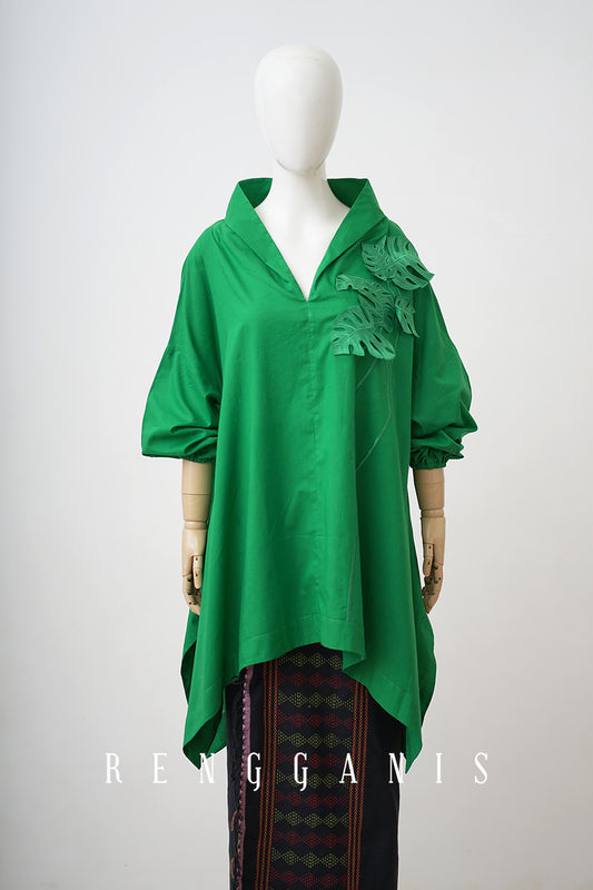 Monstera Tunic in Green