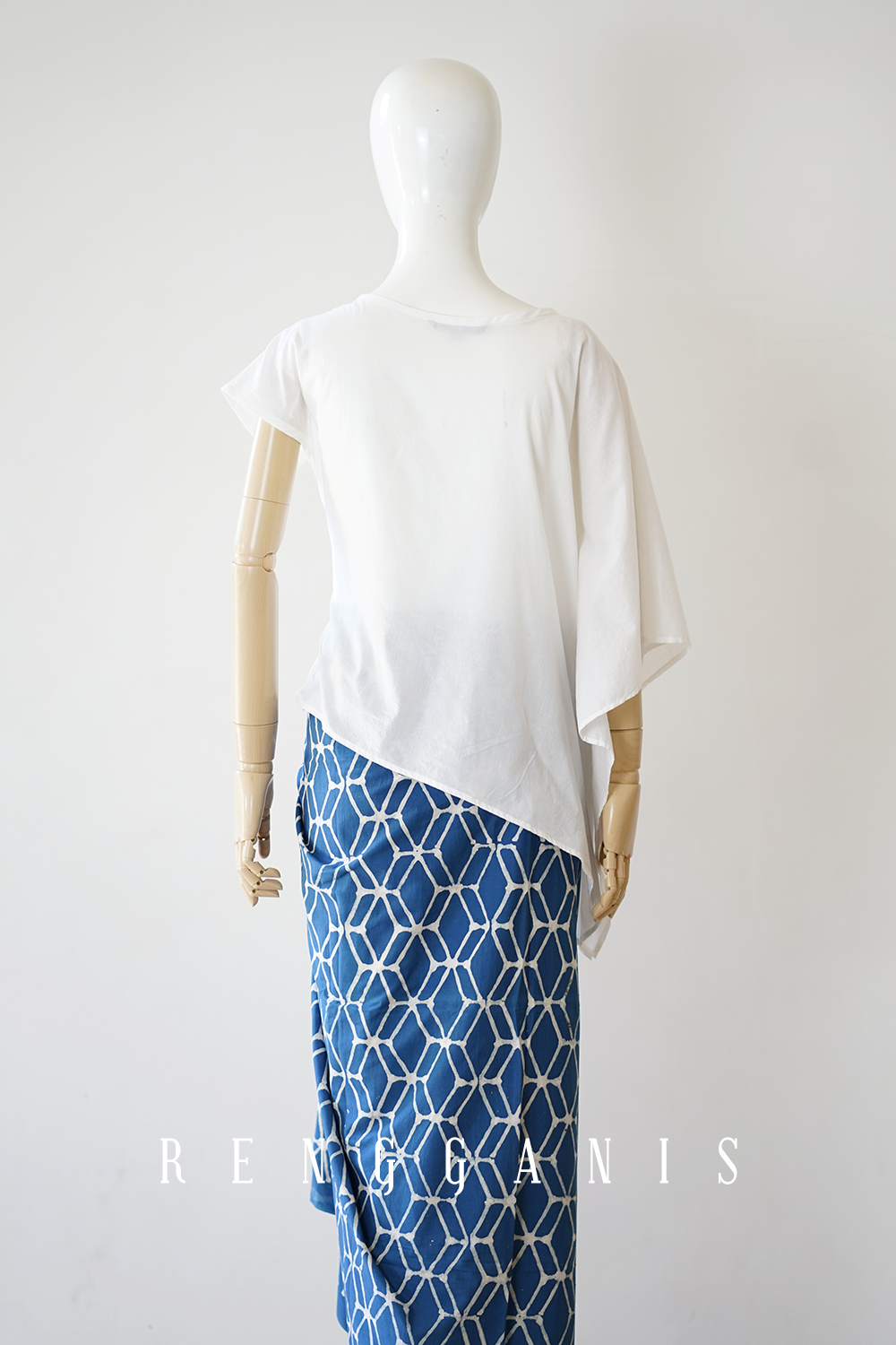 Lada Asymmetrical Top in Broken White