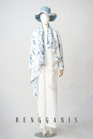 Tie Dye Asymmetrical Outer