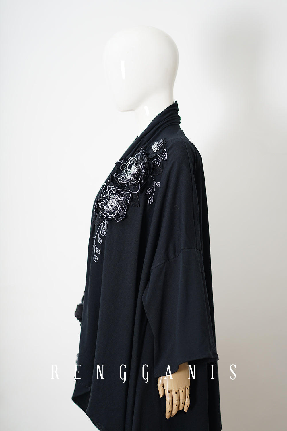 Front Lotus Outer in Kimono Sleeves