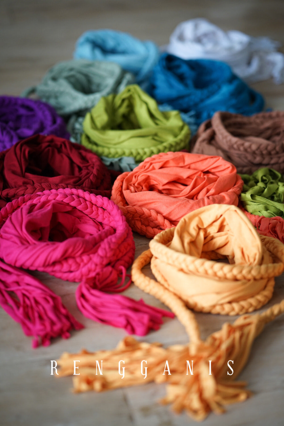 Knit Braid Obi Belt