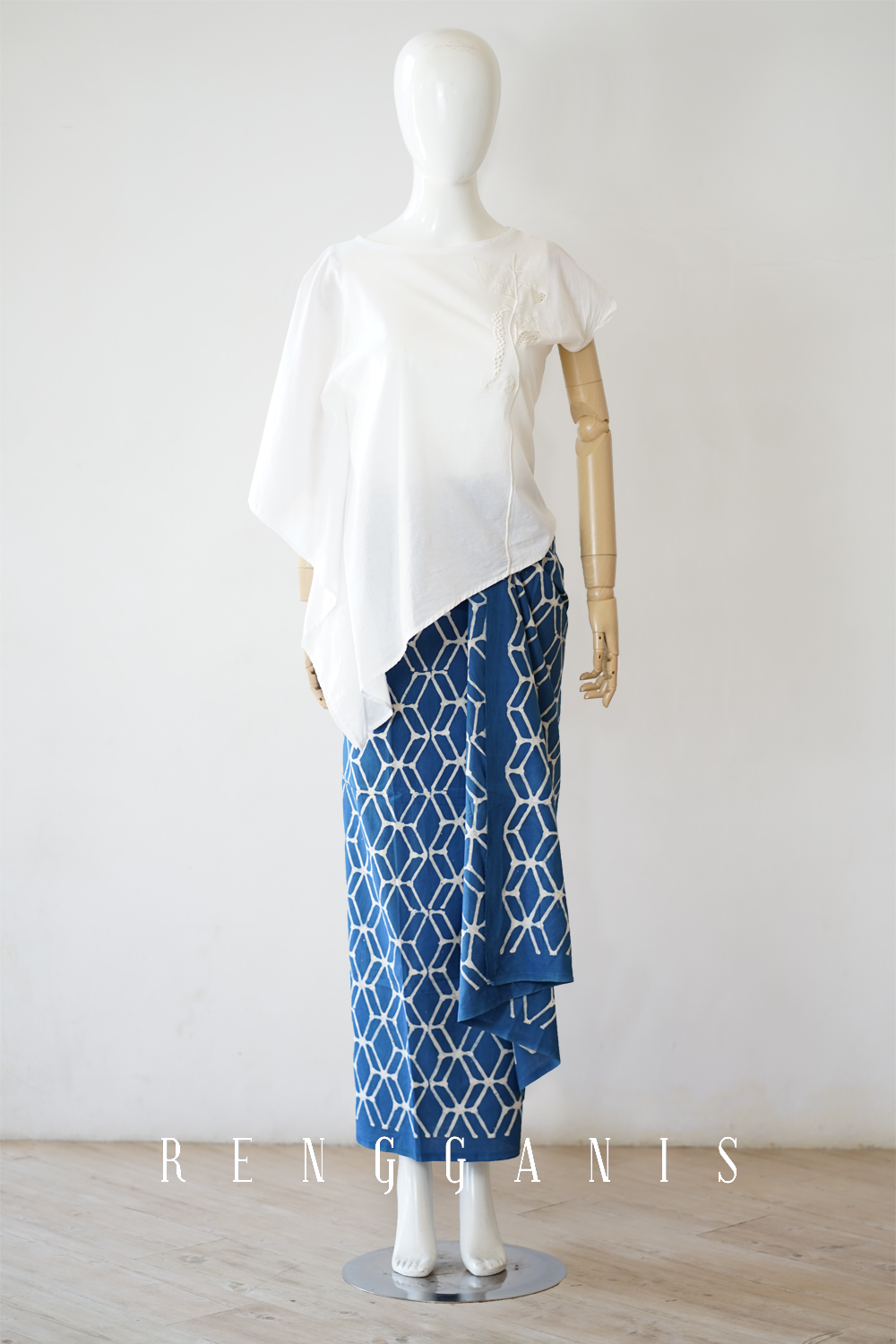 Lada Asymmetrical Top in Broken White