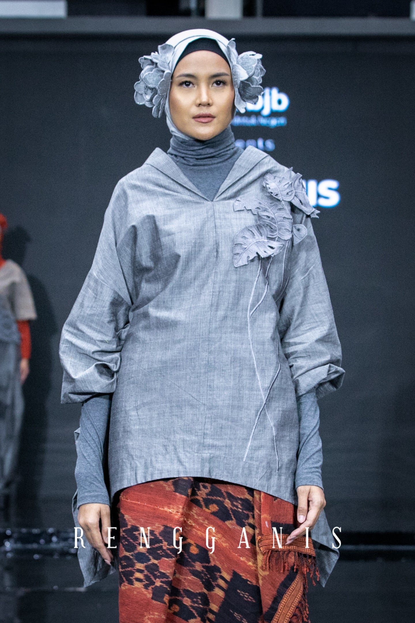 Monstera Tunic in Endek