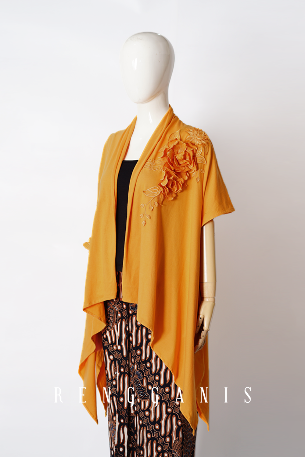 Front Lotus Outer in Papaya