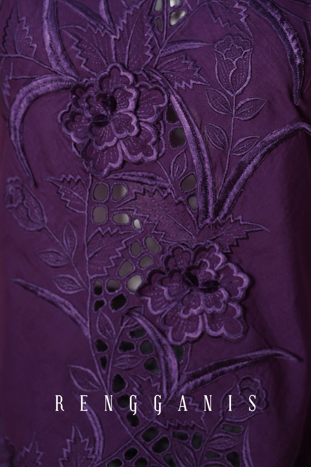 Gendis Top in Dark Purple