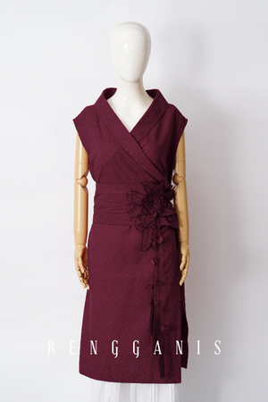 Little Kimono in Maroon