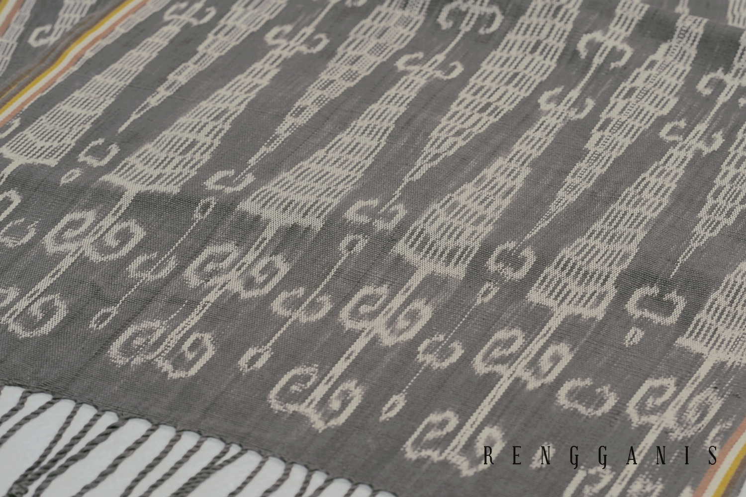 Naturally Dyed Handwoven Dayak Scarf