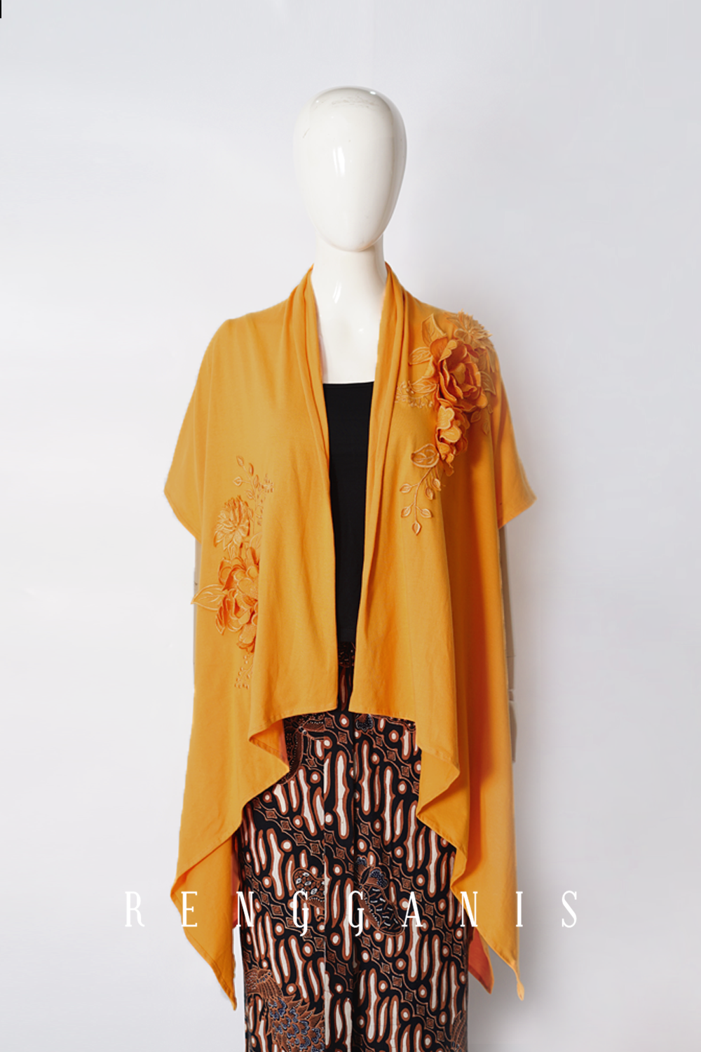 Front Lotus Outer in Papaya