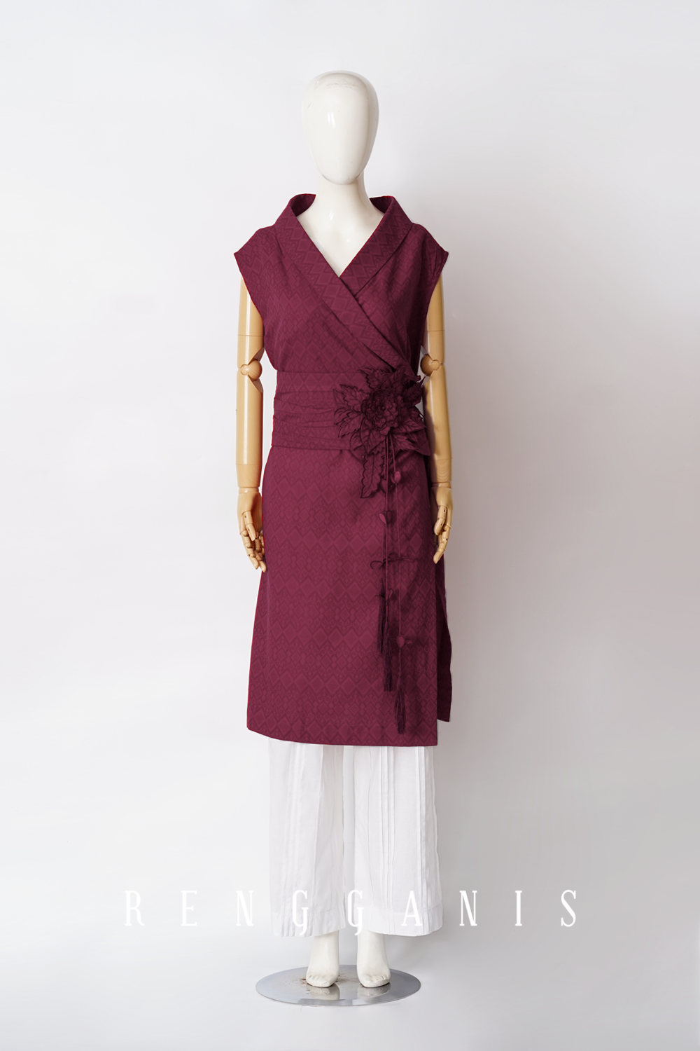 Little Kimono in Maroon