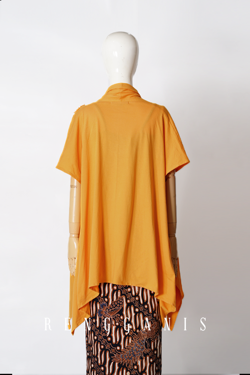 Front Lotus Outer in Papaya