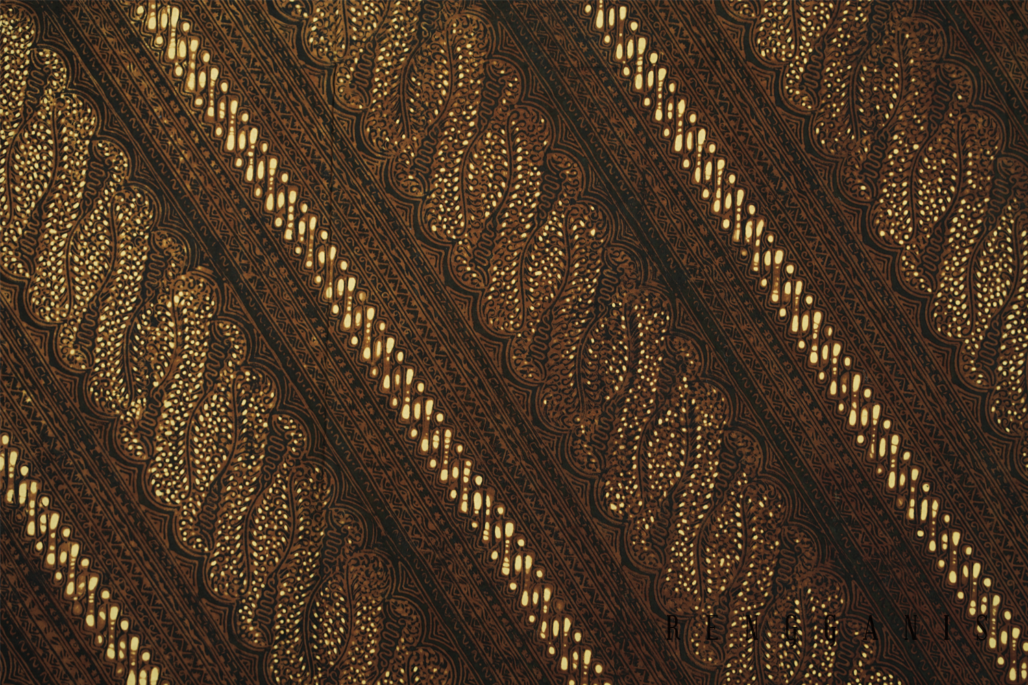Sogan Handstamped Batik from Solo