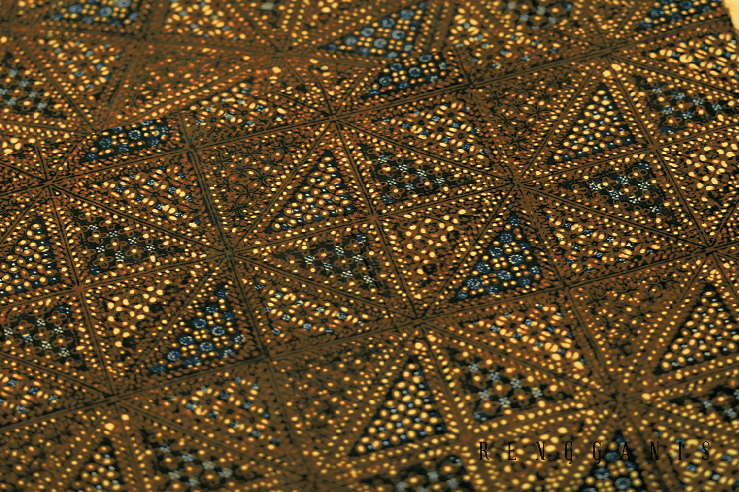 Sogan Handstamped Batik from Solo